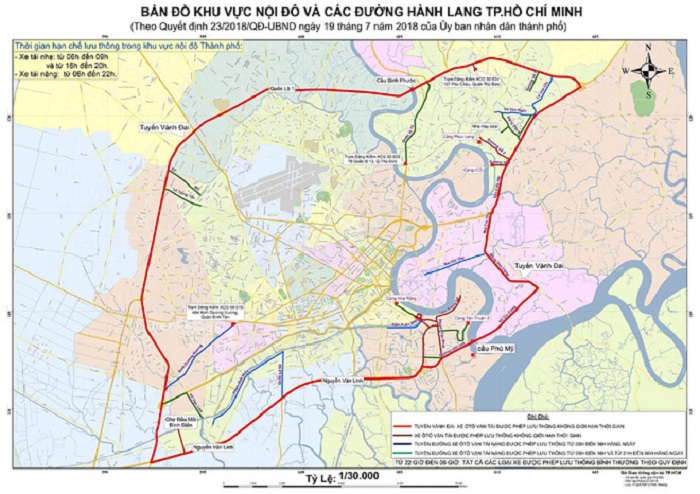 Các Tuyến Đường Cấm Xe Tải Ở TPHCM - Cập Nhật 2022