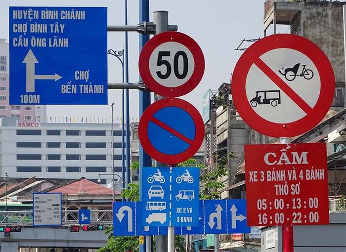 Các Tuyến Đường Cấm Xe Tải Ở TPHCM Giờ Cao Điểm 7 Cách nhận biết đường cấm xe tải