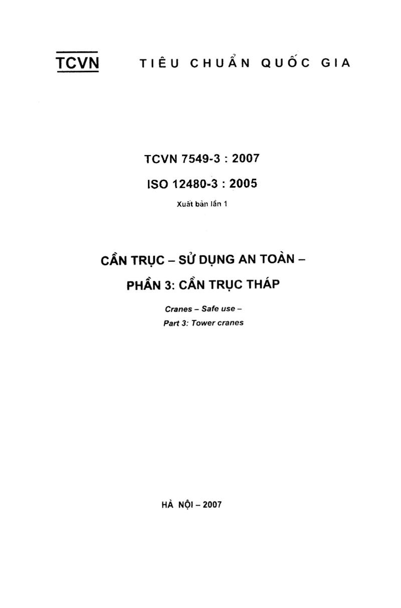 Tiêu chuẩn Quốc gia TCVN 7549-3:2007 mới nhất 6 Giới thiệu về tiêu chuẩn Quốc gia TCVN 7549-3:2007