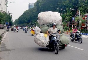 chở hàng cồng kềnh phạt bao nhiêu
