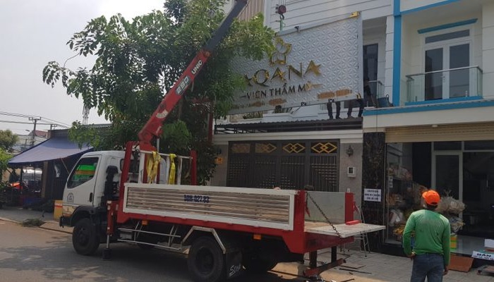 Thuê xe cẩu khung thép uy tín, chất lượng tại Xuân Mười 7 Thuê xe uy tín tại Xuân Mười