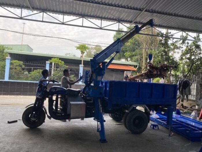 Xuân Mười - địa chỉ cho thuê xe cẩu 3 bánh được nhiều khách hàng lựa chọn