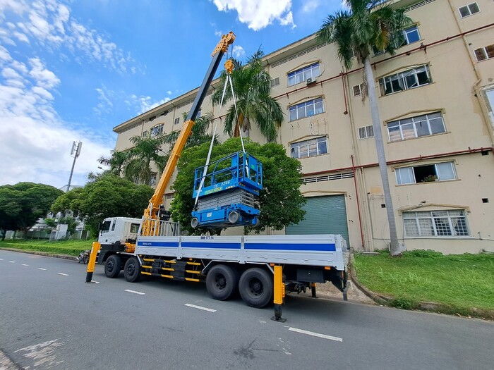 Quy trình cho thuê xe cẩu 3 chân tại Xuân Mười
